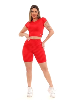 Imagem do Conjunto Feminino Academia Estampado