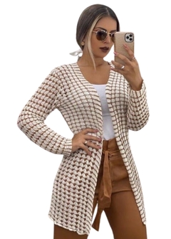 Blusa Feminina Cardigan Tricot