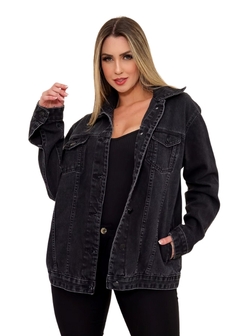 Jaqueta Jeans Feminina Oversized na internet