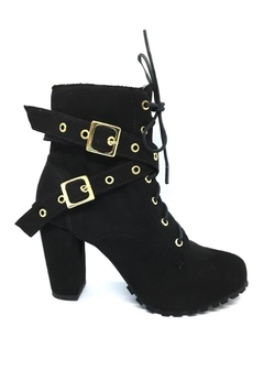 Bota Ankle Salto Quadrado - comprar online