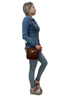 Bolsa Clutch Transversal Couro - Reale Moda Mix - Sua moda, seu estilo, sua escolha!