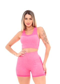 Conjunto Feminino Fitness Rosa