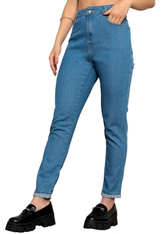Calça Jeans Mom Cintura Alta Feminina - Reale Moda Mix - Sua moda, seu estilo, sua escolha!