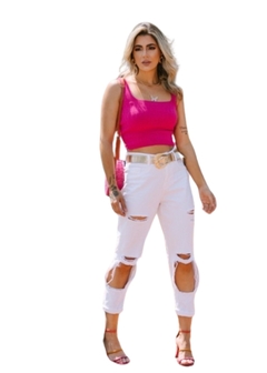 Blusa Regata Cropped Top Modal na internet