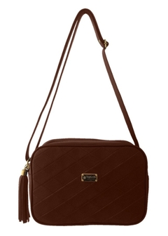 Bolsa Transversal Matelassê Couro - comprar online