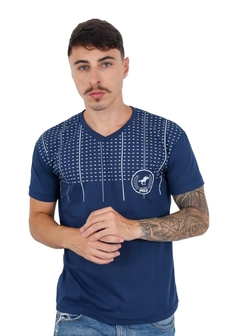 Camiseta Masculina Decote V Fashion - Reale Moda Mix - Sua moda, seu estilo, sua escolha!