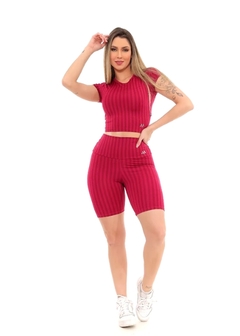 Conjunto Feminino Academia Estampado - comprar online