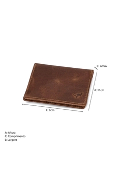Carteira Masculina Porta Cartão Slim