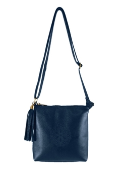 Bolsa Transversal Mandala Couro