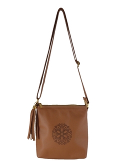 Imagem do Bolsa Transversal Mandala Couro