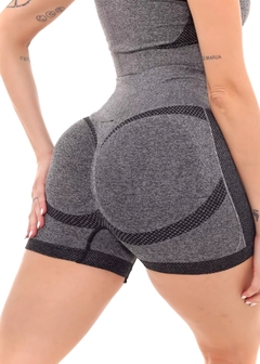 Conjunto Feminino Fitness Cinza - Reale Moda Mix - Sua moda, seu estilo, sua escolha!