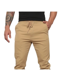 Calça Jogger Sarja Masculina Casual