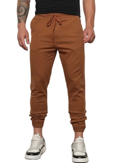 Calça Jogger Sarja Masculina Casual - comprar online
