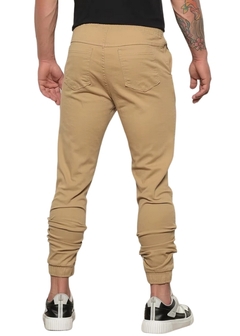 Calça Jogger Sarja Masculina Casual - comprar online
