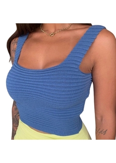 Imagem do Blusa Cropped Tricot Moda Verão