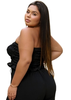 Top Cropped Decote Reto na internet