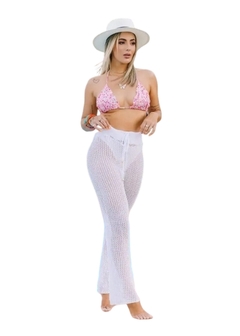 Imagem do Calça Tricot Moda Praia Pantalona