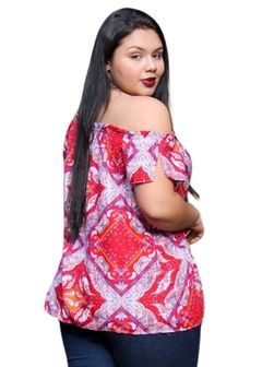 Blusa Ciganinha Manga Curta - Reale Moda Mix - Sua moda, seu estilo, sua escolha!