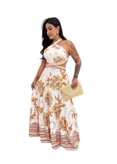 Vestido Maldivas Jardim Dourado - comprar online