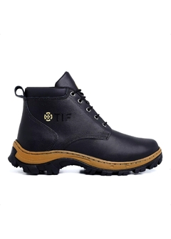 Coturno Masculino Couro Legítimo - Reale Moda Mix - Sua moda, seu estilo, sua escolha!