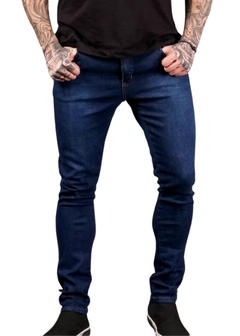 Calça Jeans Skinny Masculina Escura