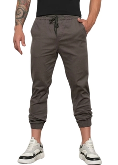Calça Jogger Sarja Masculina Casual