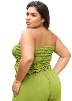 Top Cropped Decote Reto