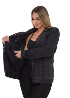 Jaqueta Jeans Feminina Oversized - loja online