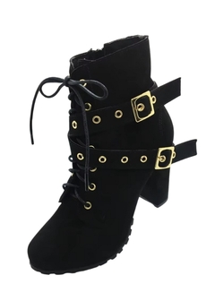 Bota Ankle Salto Quadrado - Reale Moda Mix - Sua moda, seu estilo, sua escolha!
