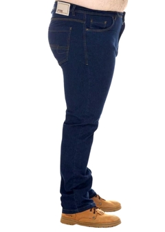 Calça Jeans Escuro Masculina Plus Size na internet