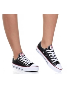 Tênis Converse Cano Baixo Preto - Reale Moda Mix - Sua moda, seu estilo, sua escolha!