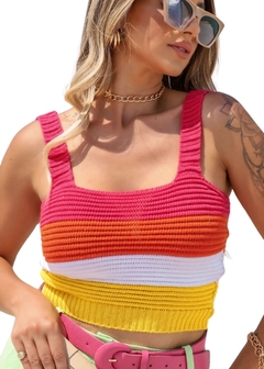 Cropped Regata Tricot Blogueira - loja online
