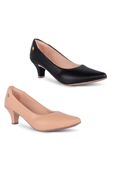 Sapato Scarpin Feminino Salto Baixo na internet