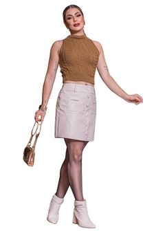 Regata Feminina Moda Tricot Tramas - comprar online