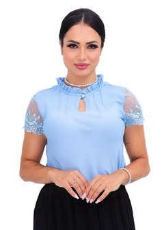 Blusa Feminina Detalhe de Renda - Reale Moda Mix - Sua moda, seu estilo, sua escolha!