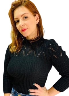 Blusa Feminina Tricot Moda Blogueira - Reale Moda Mix - Sua moda, seu estilo, sua escolha!