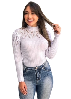 Blusa Feminina Tricot Moda Blogueira na internet