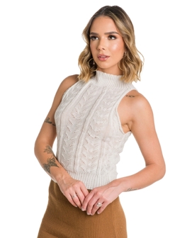 Regata Feminina Moda Tricot Tramas - Reale Moda Mix - Sua moda, seu estilo, sua escolha!