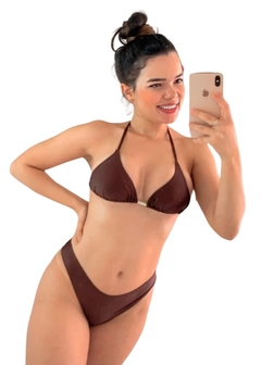 Biquíni Cortininha Liso Calcinha Tanga na internet