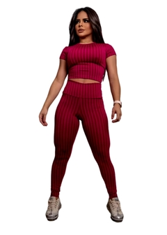 Imagem do Conjunto Feminino Fitness Calça E Top