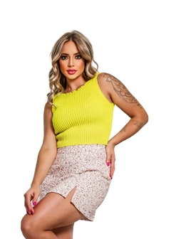 Cropped Canelado Tricot Penélope