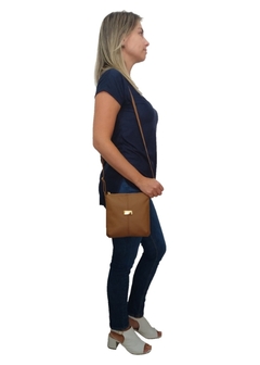 Bolsa Clutch Transversal Couro - loja online