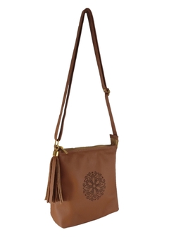 Imagem do Bolsa Transversal Mandala Couro