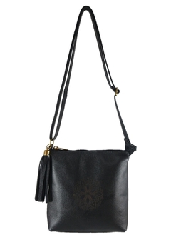Bolsa Transversal Mandala Couro - loja online