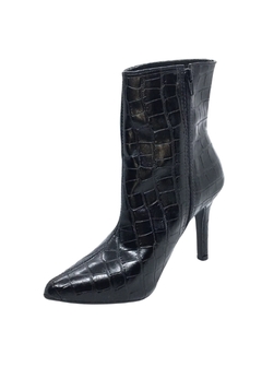 Bota Feminina Bico Fino Zíper - Reale Moda Mix - Sua moda, seu estilo, sua escolha!