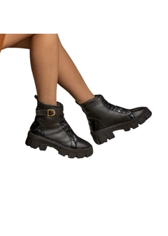 Bota Feminina Coturno Cano Médio - comprar online