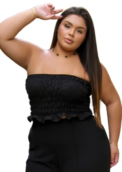 Top Cropped Decote Reto