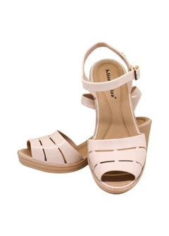 Sandália Feminina Salto Bloco Baixo - comprar online