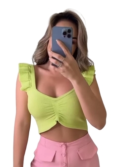 Cropped Tricot Moda Verão - loja online