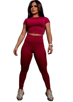Conjunto Feminino Fitness Calça E Top